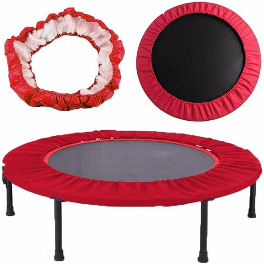 

Red Easy To Install And Remove Trampoline Jumping Bed Cover Made Of Durable Oxford Cloth