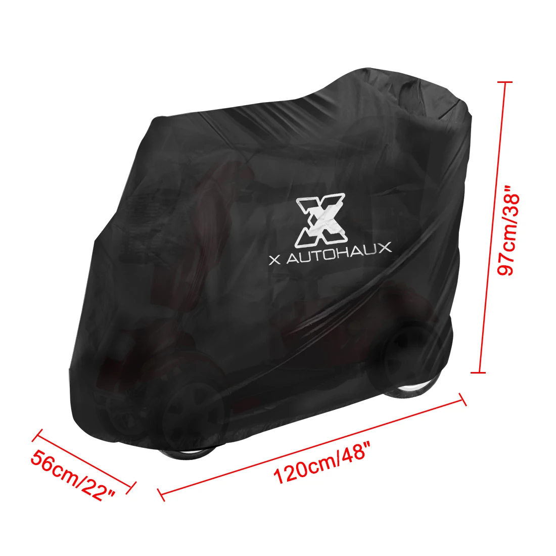 120x56x97cm Black