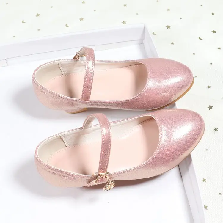 nova menina moda bebê princesa rosa sapatos
