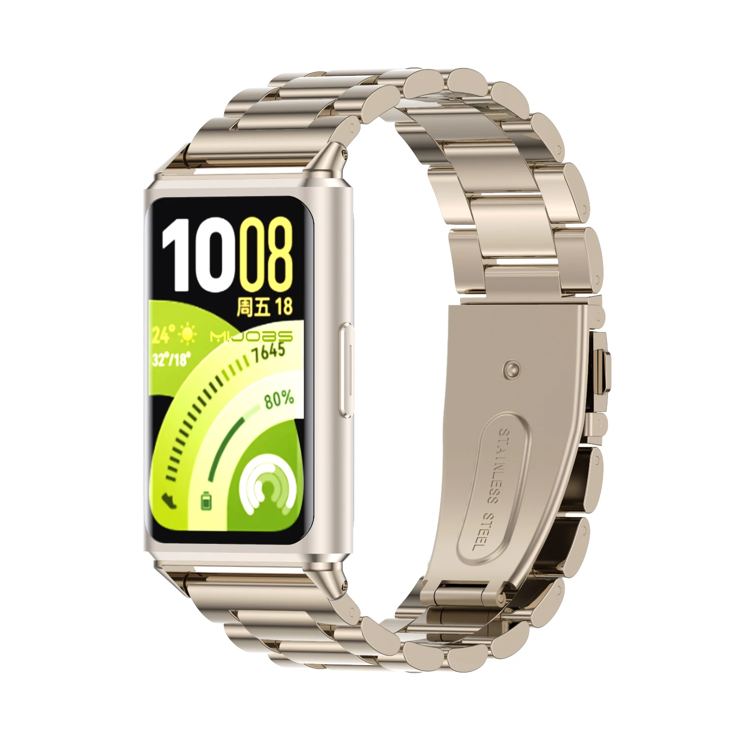 Premium Metal Wristband for Smart Fitness Tracker - Durable and Stylish Strap Accessory