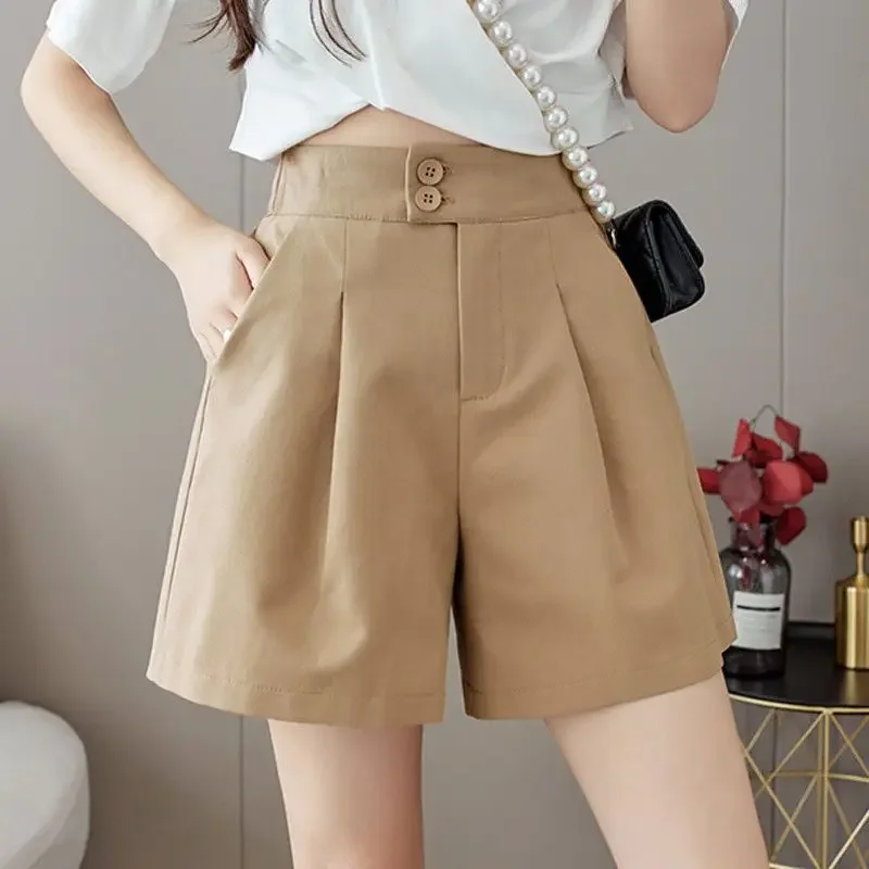With Waist Pocket Shorts for Women Korean Style Short Pants