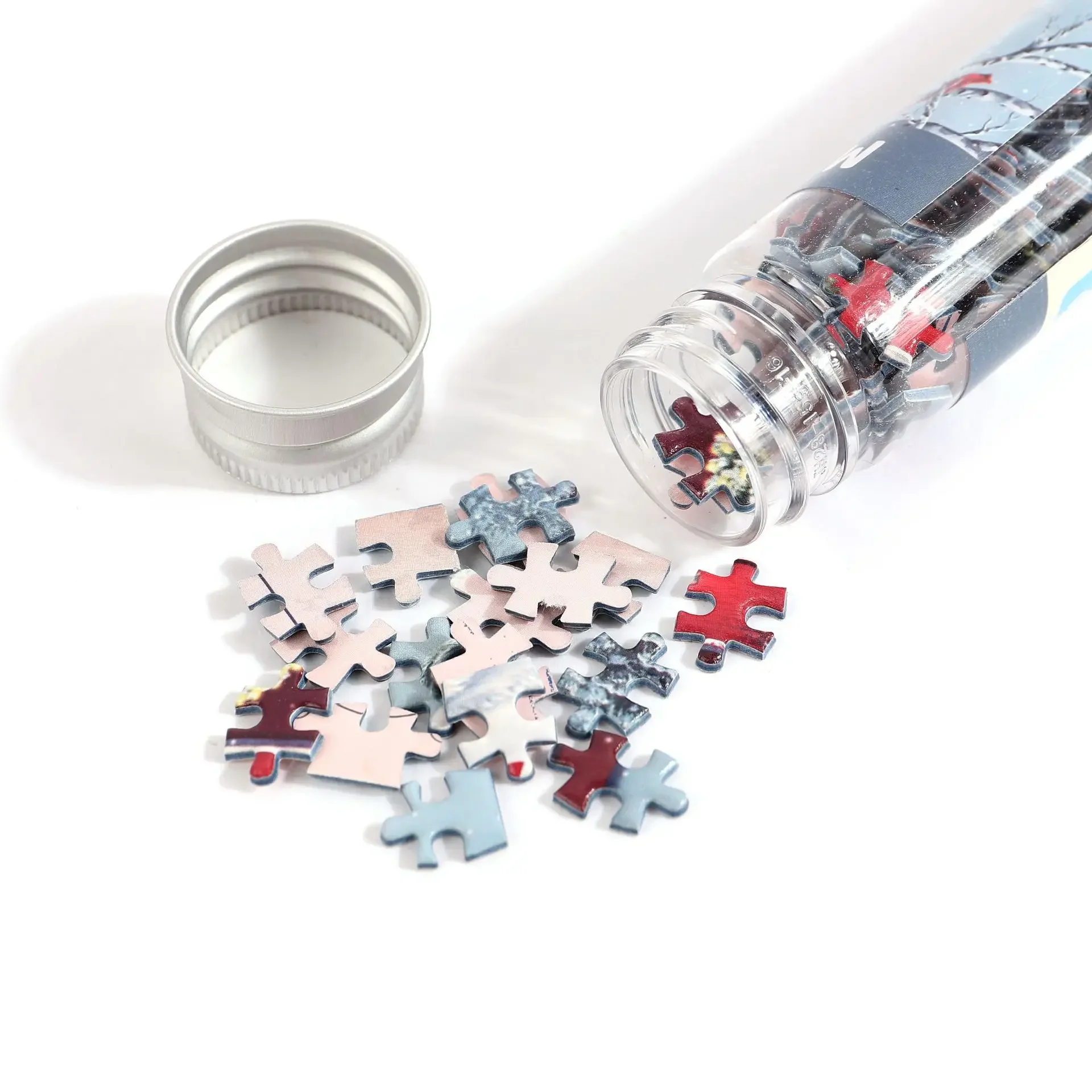 150pcs Test Tube Jigsaw Puzzle World Famous Painting Van Gogh The Starry Night Christmas Gift Games and Puzzles 2