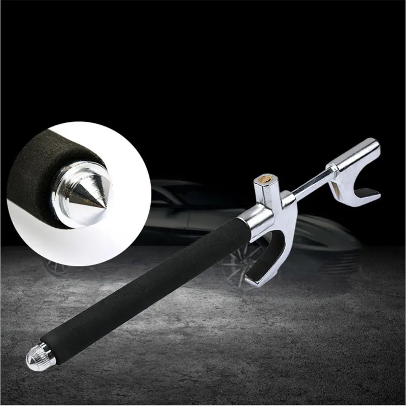 

Car Steering Wheel Lock Anti-Theft Car Device Universal Fit Adjustable Length Clamp Double Hook Retractable Steering Lock With