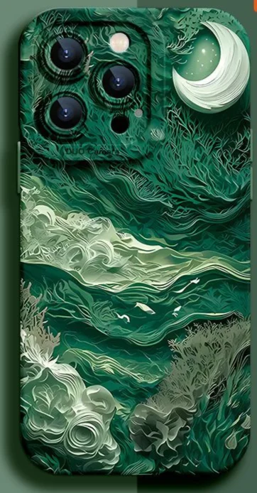 15 Custodia per telefono Promax nuova tutto compreso anti caduta iPhone 14 personalità creativa 13 acquerello artistico_voghion.com