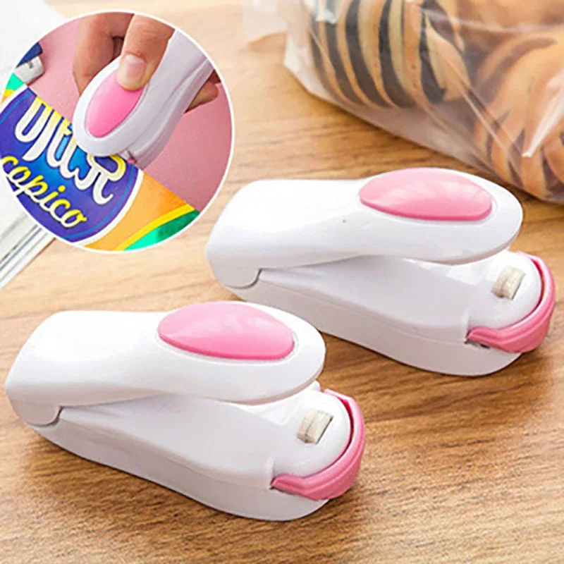 

Mini Portable Bag Clips Home Electric Heat Sealing Machine Ceramic Impulse Vacuum Bag Sealer Capper for Packing Plastic Bag Clip