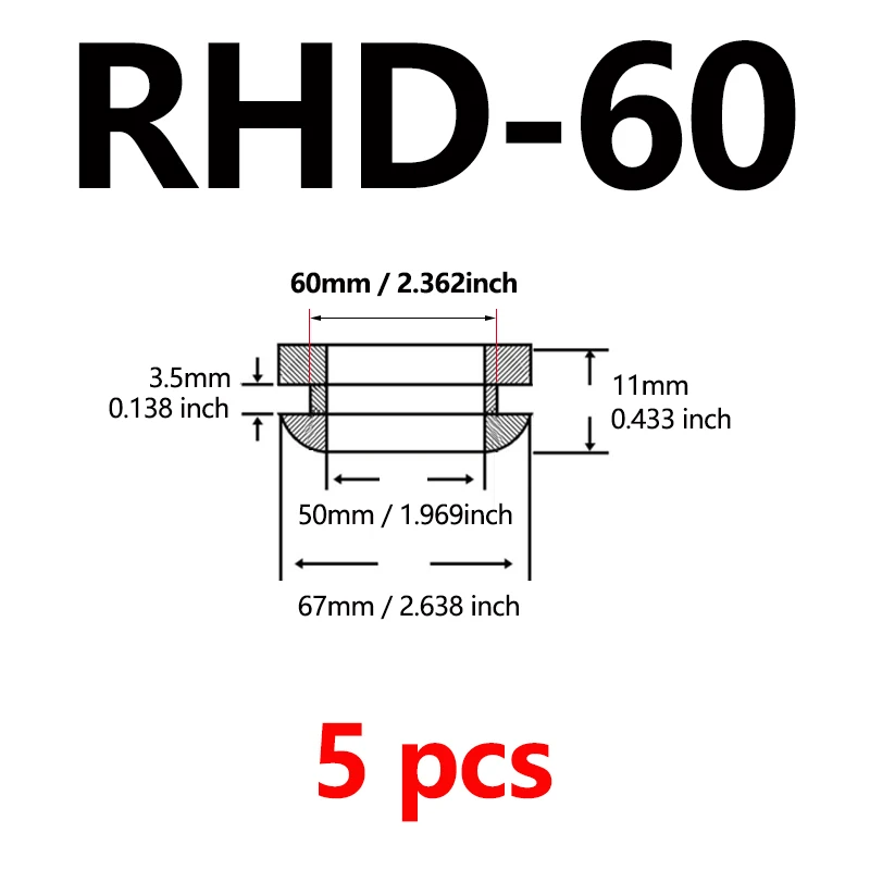 RHD-60  5pcs