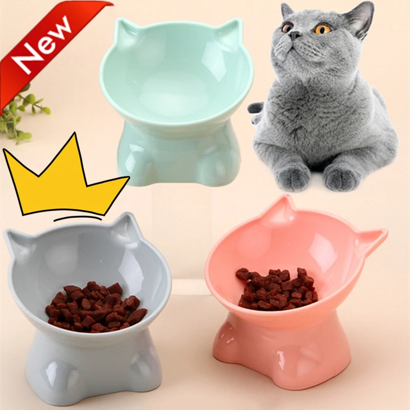  Ergonomic Cat Bowl, Cat Anti Vomit Food Bowl, Ergonomic Cat  Food Bowl, Cat Bowls Elevated Tilted, Elevated Cat Bowls, Anti-Fall Neck  Protection Cat Food Bowl (1*Blue) : Pet Supplies