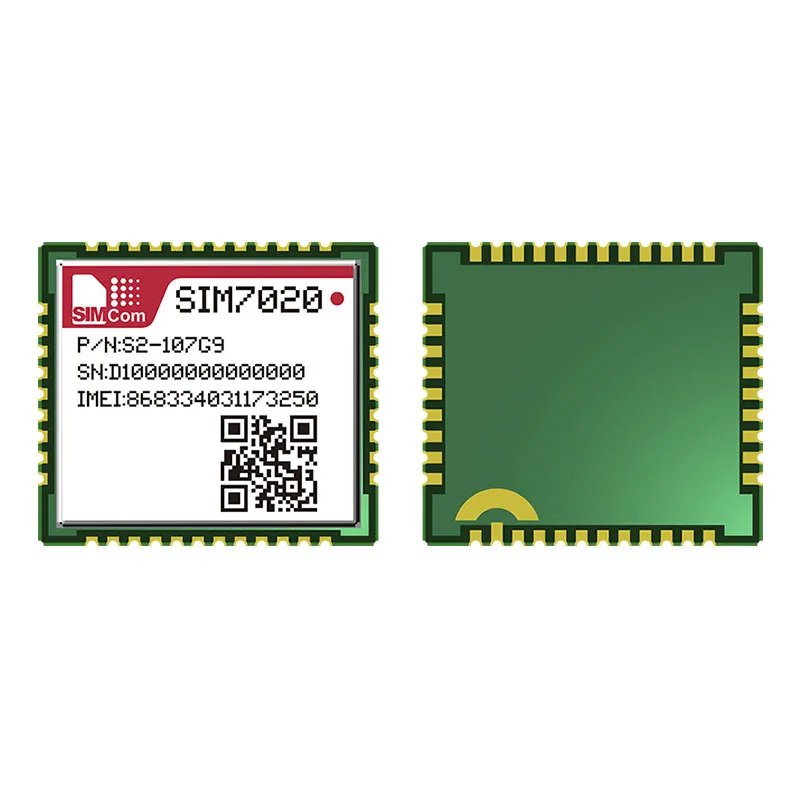 

SIMCOM SIM7020 SIM7020E многодиапазонный модуль B1/B3/B5/B8/B20/B28 LTE NB-IoT SMT Тип M2M, совместимый с SIM800C