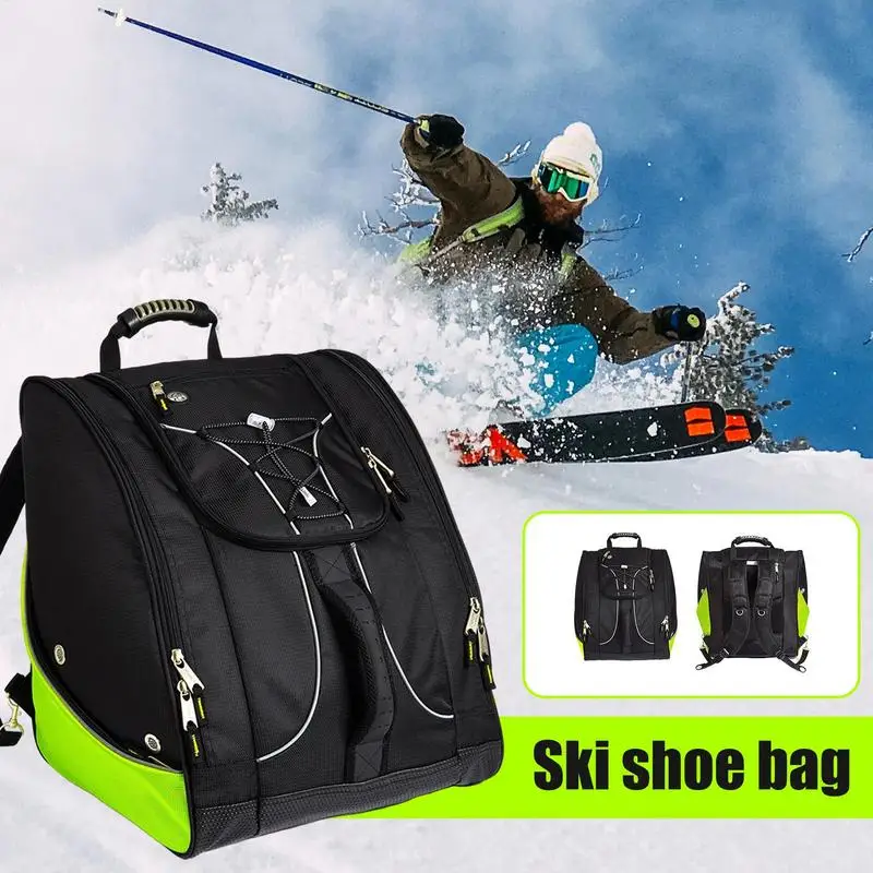 

Waterproof Backpack For Ski Large Capacity Carrying Bag Breathable Skiing Boot Backpack Storage Ski Equipment Outdoor Daypack