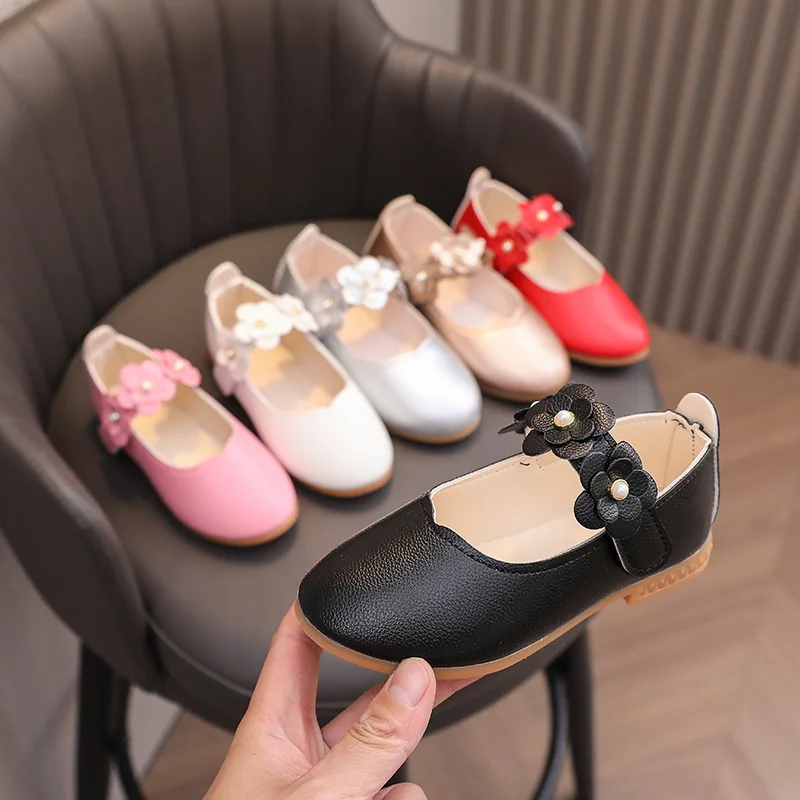 Girls Leather Shoes Autumn Fashion Soft Comfortable