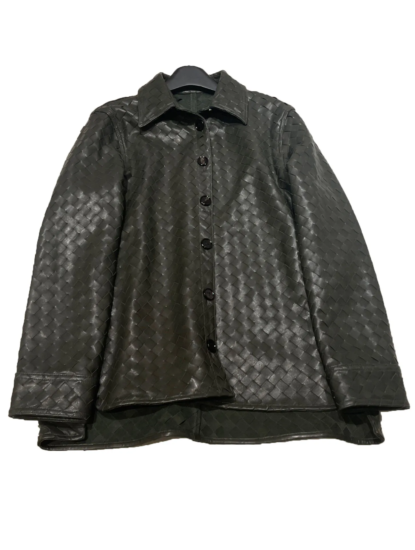 

Heavy Weave Sheepskin Shirt Jacket Hundred Fashion 2024 Fall New 1026