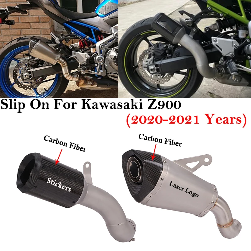 

Выхлопная труба из углеродного волокна для Kawasaki Z900 2020 2021 2022 GP