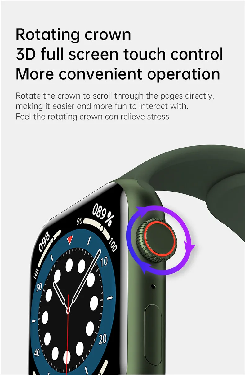 Original Smartwatch Series 7 HW37plus NFC Bluetooth Call Custom Dial 1.82 Inch 320*380 Full Touch Smart Watch Men Women