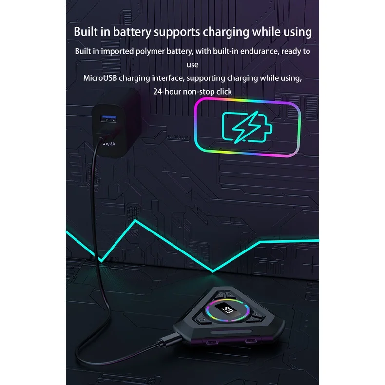 screen clicker New 6 heads Mobile Phone Tiktok live Like Automatic Like Device Screen Smart Mute Clicker Like Game Clicker