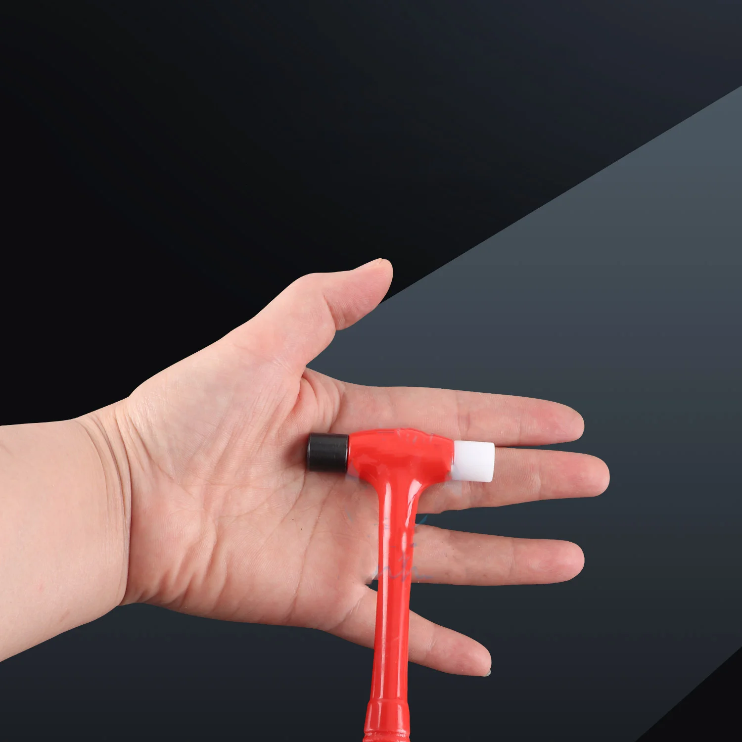 

2pcs Jewelry Tool Mini Hammer Double Plastic Silicone Rubber Handle Multi-purpose Tools for Watch Phone Jewellery Repairing Fix
