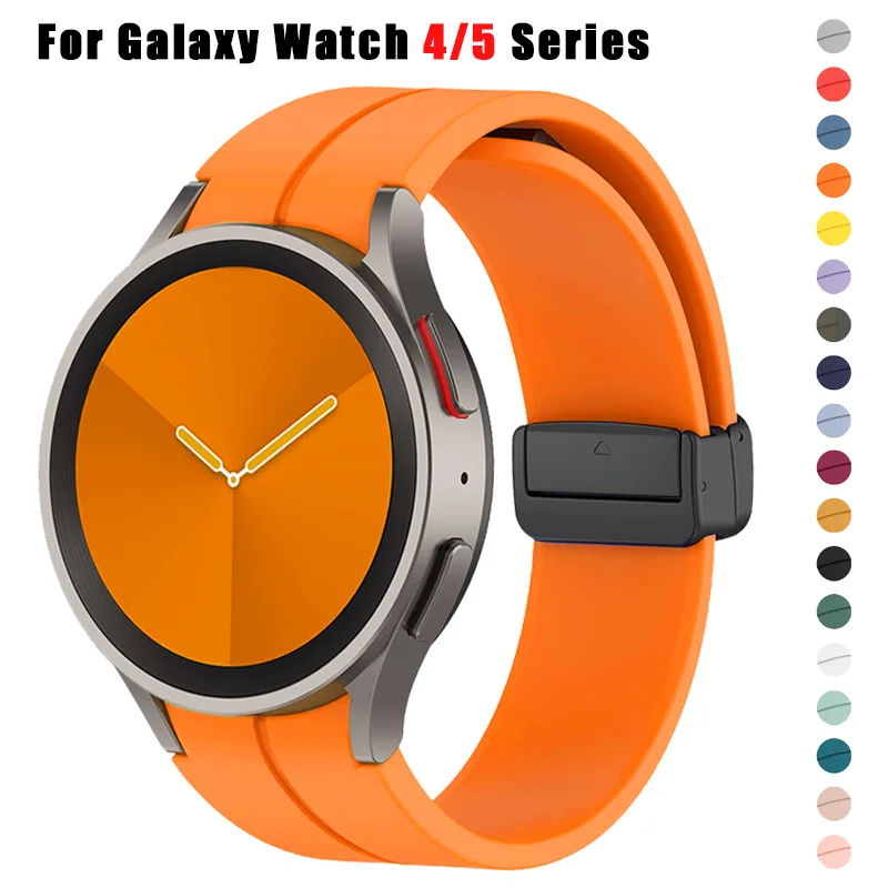 OriginalSiliconeStrapforSamsungWatch5Pro45mmWatch454044mm