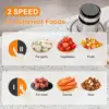 500W Electric Food Processor, Glass Bowl Multifunctional Vegetable Food Chopper, Kitchen Utensils 4
