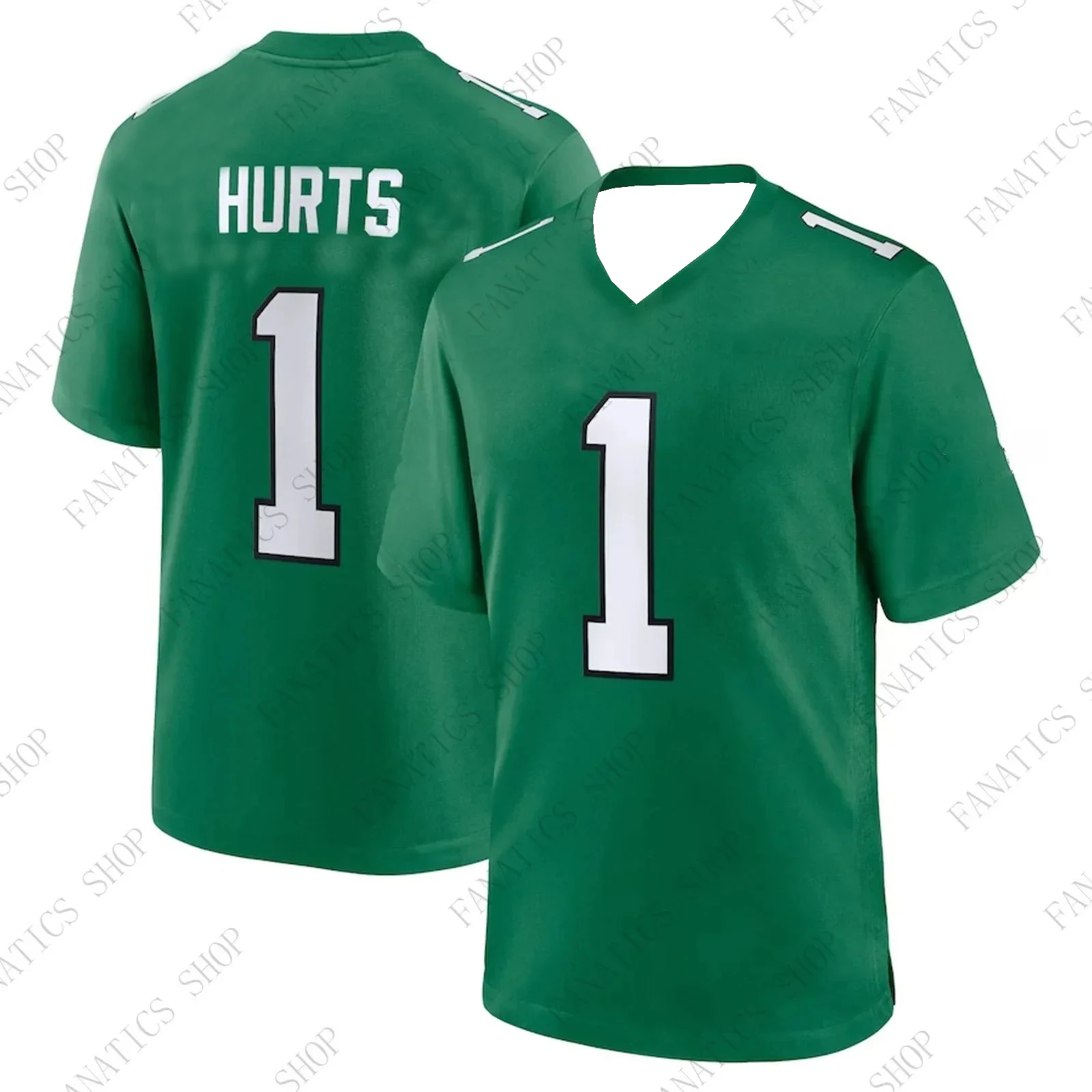 Sportswear Tshirt Philadelphia Eagles No. 1 Football Jersey Sports Comfortable Breathable Competition Jersey T-shirt Adult Children's Game