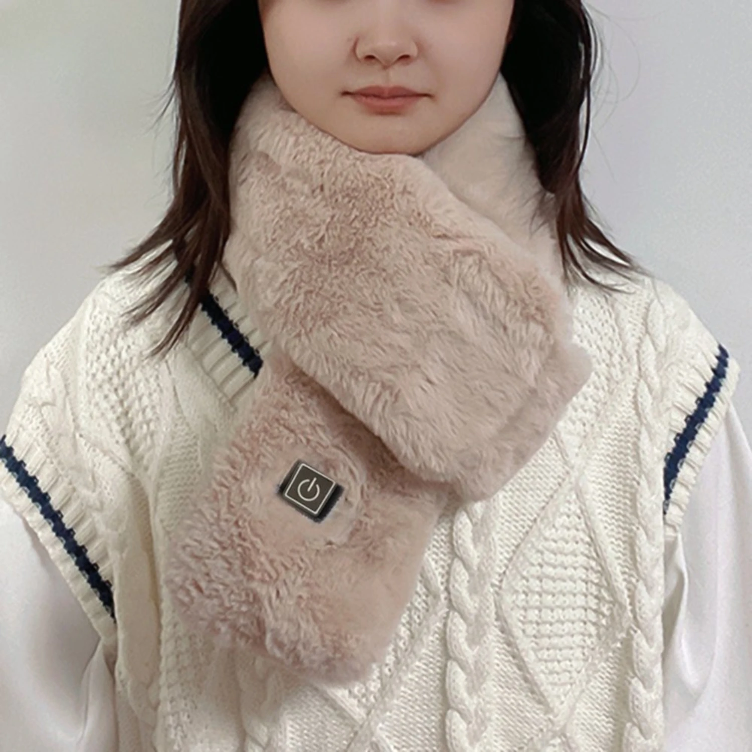 Adjustable Electric Heated Neck Heating Scarf-Windproof & Long-lasting Warmth-Ideal for Outdoor Use