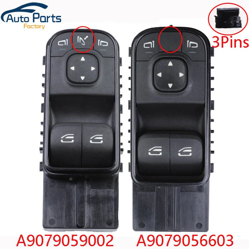 

New Power Window Switch For Mercedes-Benz Sprinter 3500 XD 2018-2021 A9079059002 A9079056603 9079059002 9079056603