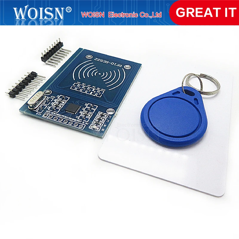 1 шт./лот Φ RC522 RFID RF IC Датчик карты для отправки S50 Fudan брелок детской | Электронные