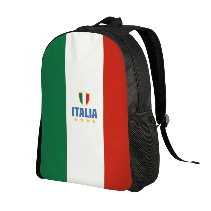 

Дорожный рюкзак с флагом Италии для мужчин и женщин, школьный портфель для компьютера, студенческие рюкзаки для колледжа