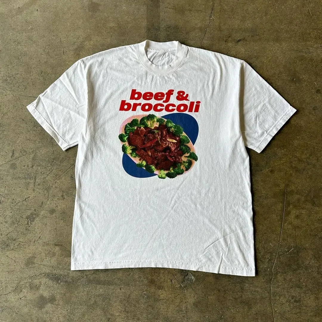 thumbnail image 1 of Camiseta de hombre Y2k, ropa urbana de verano Harajuku, estampado de gato naranja, clásica, de manga corta, ajustada, para mujer, 1 of 5