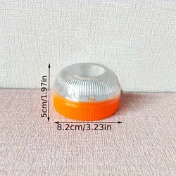 LED Emergency Strobe Light with Magnetic Base and Flashlight功能 (1PCS)