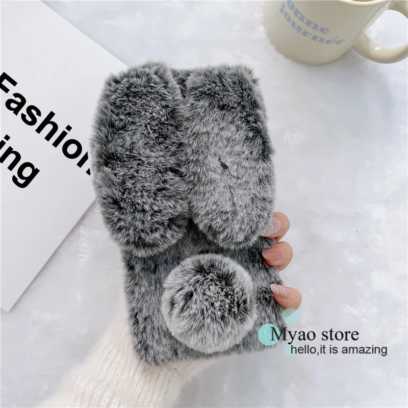 Cute Fur 3D Teddy Pet Dog Phone Case Cover