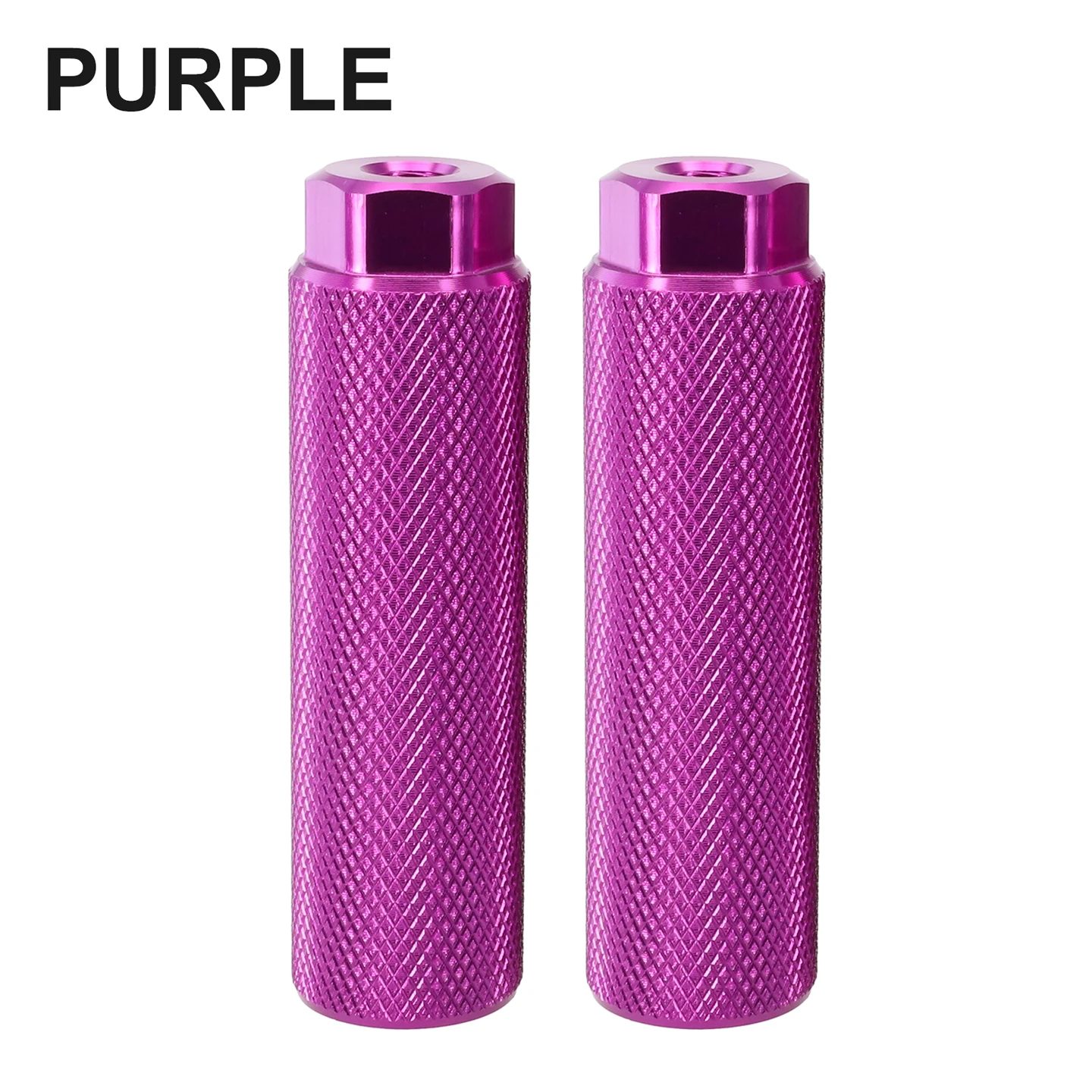 1 Pair Bike Pegs Aluminum Alloy Anti Skid L1ead Foot Rest Pegs For