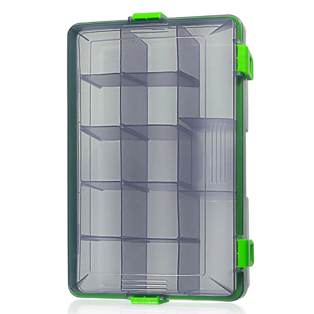 

Tackle Box Waterproof Fishing Storage Lure Box Adjustable Blade Monolayer Tool Box For Freshwater Saltwater
