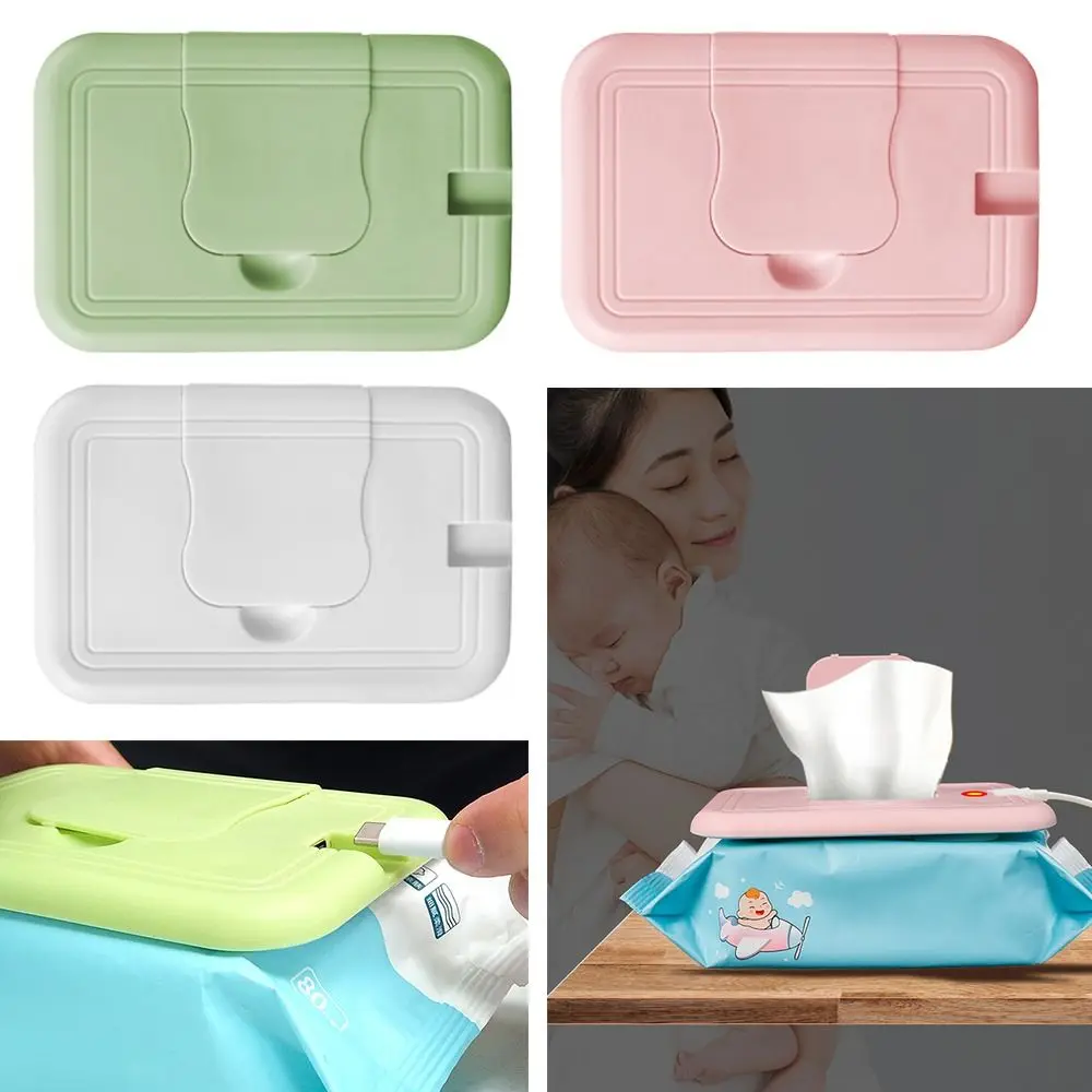 

Home Car USB Mini Tissue Paper Warmer Portable Baby Wipe Warmer Baby Wipes Heater Napkin Heating Cover Wipe Heater