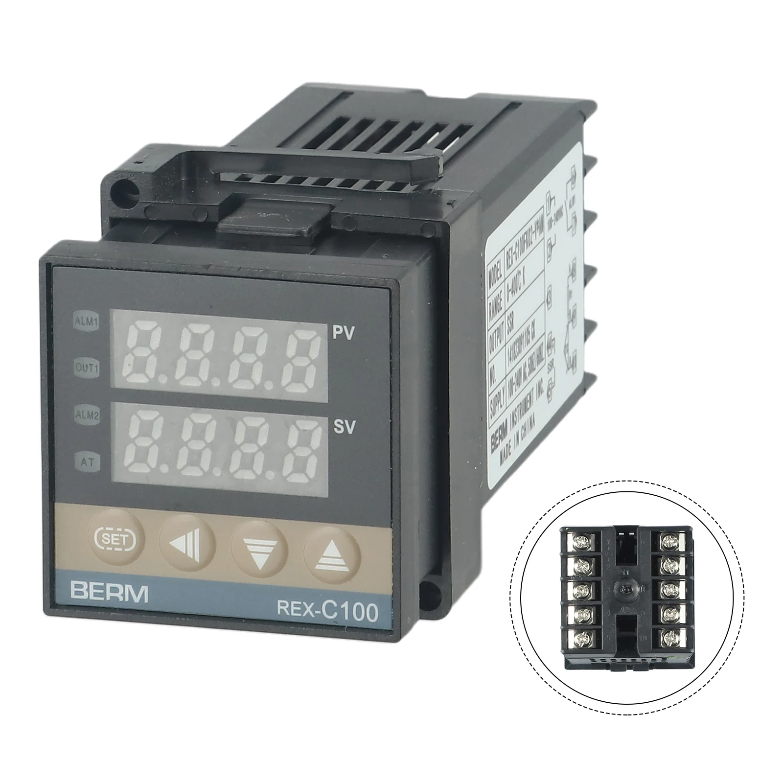 

REX C100FK02 V AN Intelligent Digital Display Temperature Controller Universal Input Method High Control Accuracy