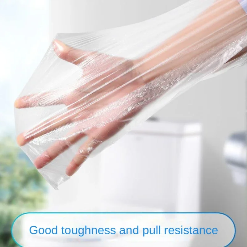 Disposable Plastic Toilet Seat Cover Waterproof Non Slip Individually Wrapped Toilet Seat Protectors 50Pcs
