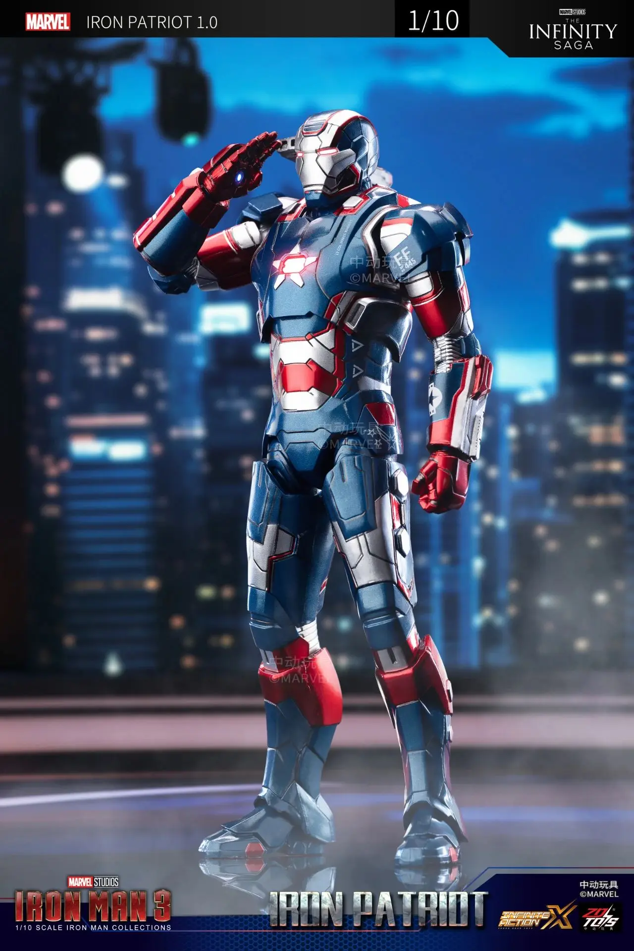 ZD Toys Iron Man Action Figure Joint Movable Bone MK41 MK35 MK3 MK42  Movie Action Figure 7 Inches Mark Collect Gifts