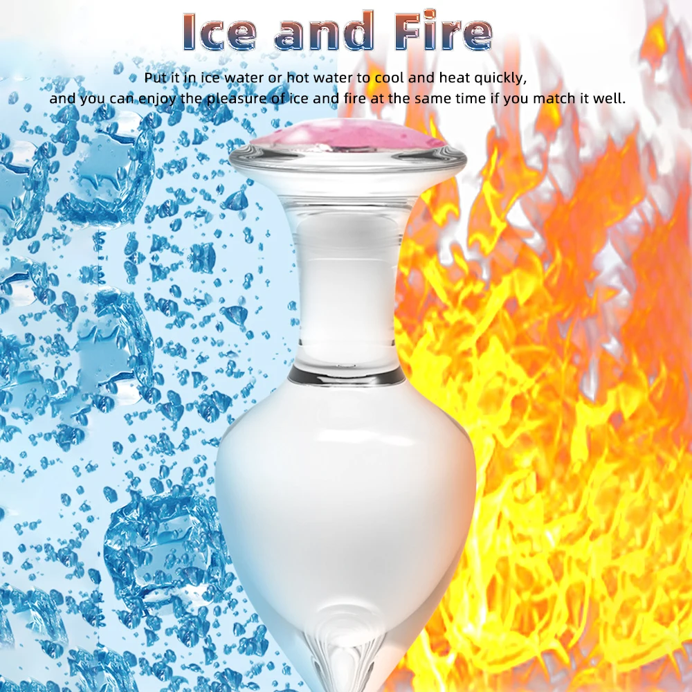 Női anális dugó nőknek és férfiaknak Felnőtt termékek 18 üvegből készült anális tágító anális dugó anális végbélnyílás játék segg szex meleg_voghion.com