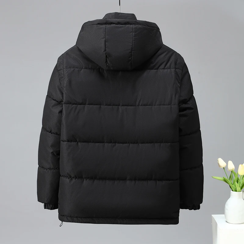 ZOZOWANG 160KG 2023 New Winter Fattening Men's Removable Sleeve Cotton Jacket Men's Parkas Thickened Coat Plus Size 8XL 9XL 10XL