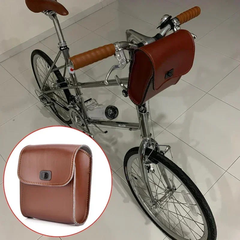 Universal Bicycle Retro Front Rear Side Saddle Luggage Bag Storage Tool Pouch Bags For Honda Suzuki Drit Pit Bike