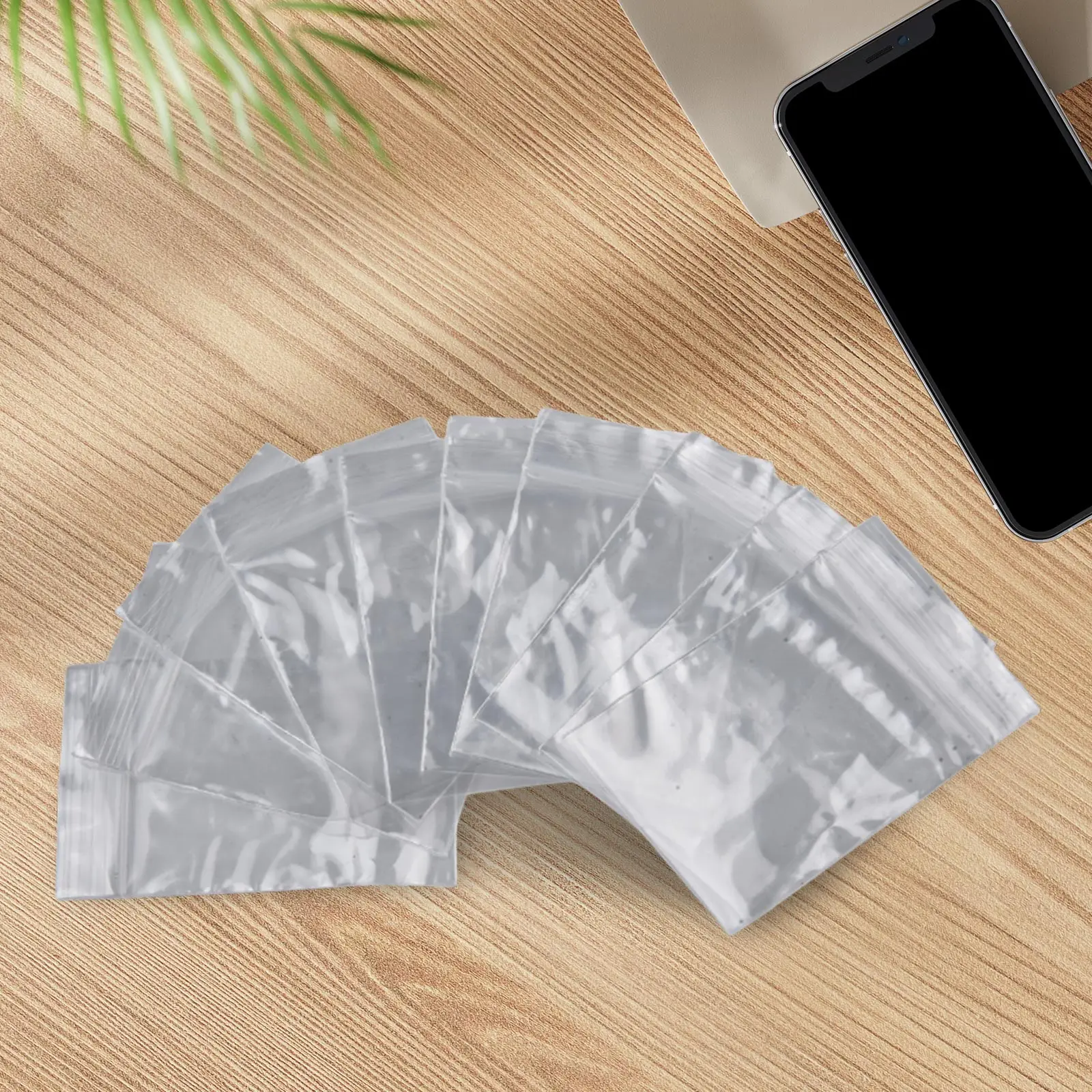 

Plastic Bag Small Clear Baggies Baggy Grip Self Seal Resealable 100pcs Home Storage And Organization 4*6cm/5*7cm/7*11cm