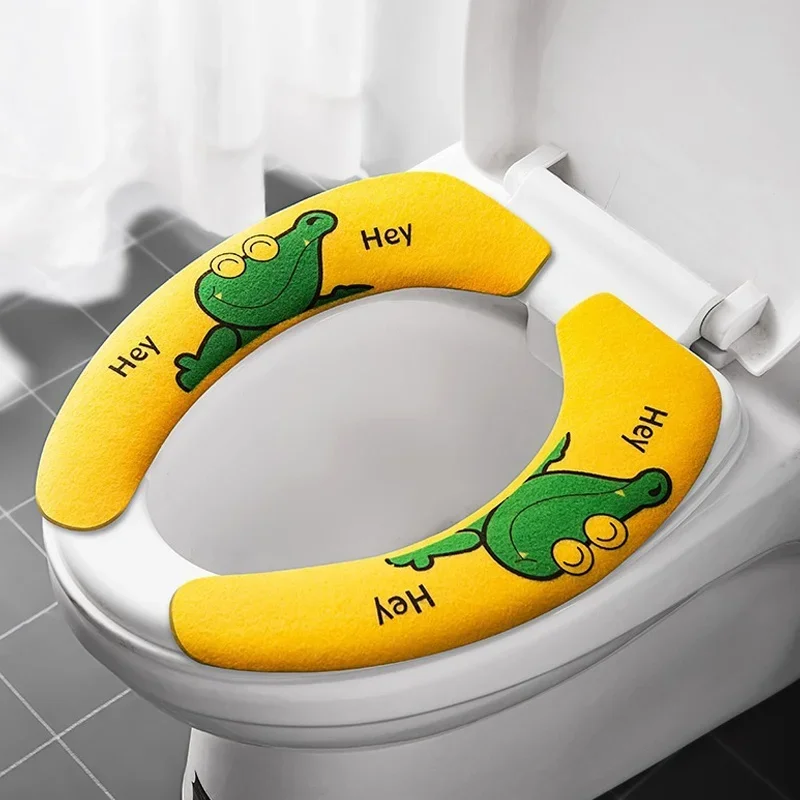 Toilet seat cushion adhesive type household four season universal static adhesive seat sticker