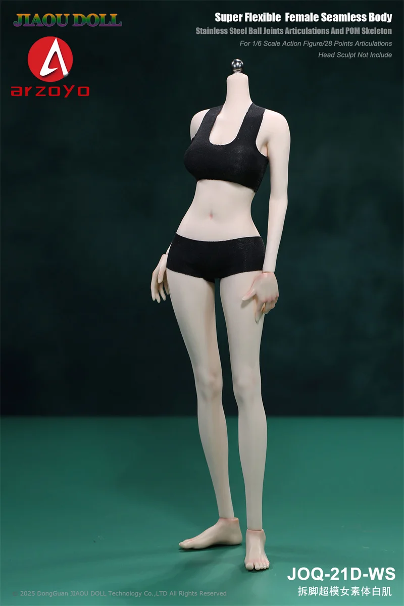JIAOU DOLL JOQ-21D 1/6 Detachable Foot Seamless Female Body
