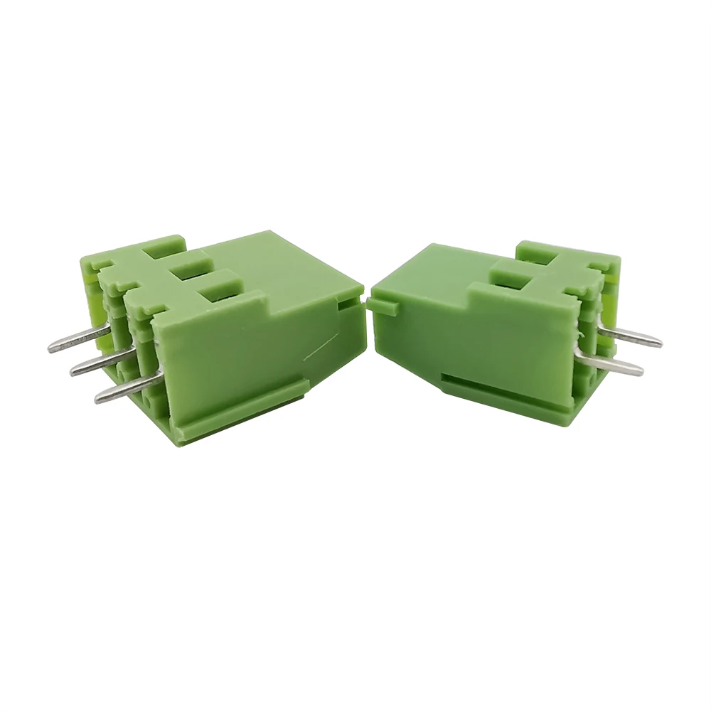 EU Style PCB Terminal Block Connector CET1.5 Plugged In 5.08mm Pitch 1*06P Green