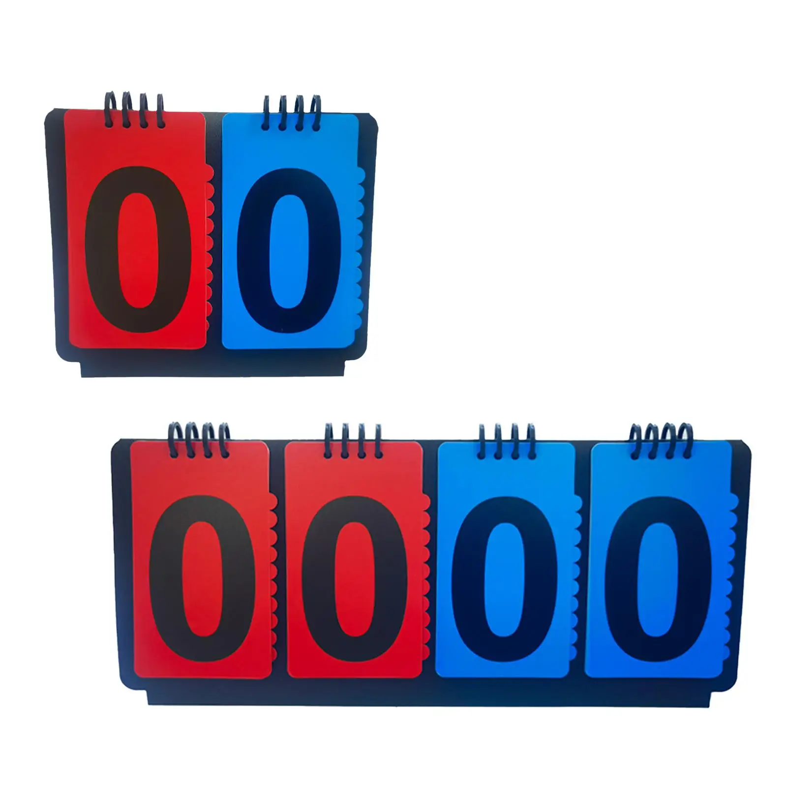 Sports Scoreboard Manual Score Flip Cards Portable Scorekeeper Score Counter for