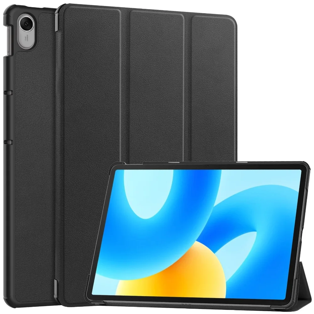 Premium Folding Flip Leather Stand with Auto Sleep