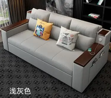 Sofa Bed Folding Bed Latex Sitting And Lying Multifunctional Retractable Single Double Living Room Small Apartment Sofa Dual-Use