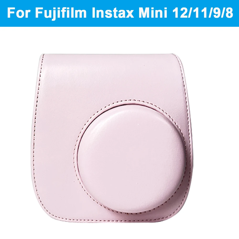 Vintage-Style PU Leather Camera Bag Case - Scratchproof Protective Shell Pouch