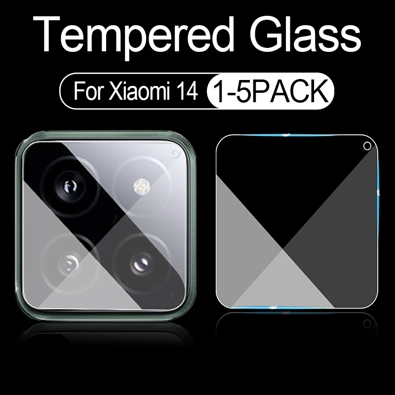 

Back Lens Tempered Glass For Xiaomi Mi 14 Rear Camera Screen Protector Anti-scratch Wear-resistant Protective Glass For Mi 14