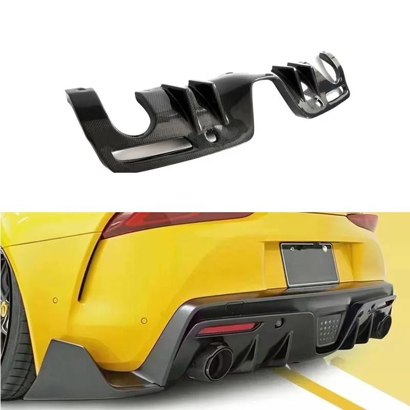 

GR A90 Coupe Carbon Fiber Rear Diffuser Lip Splitter For Toyota Supra A90 2018-2024 Spoiler Lip Trunk Wing Body Kit Splitter