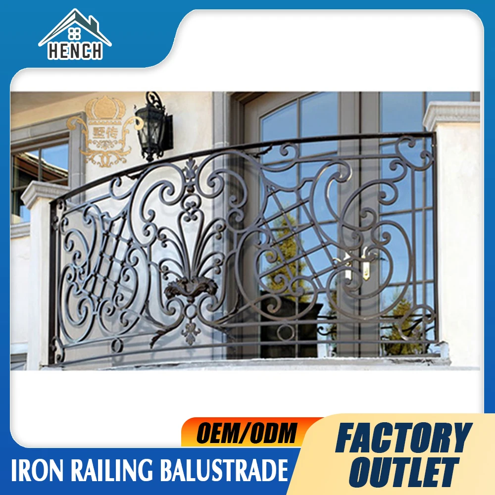 hench hot sale wrought iron railing balustrade balcony railing designs