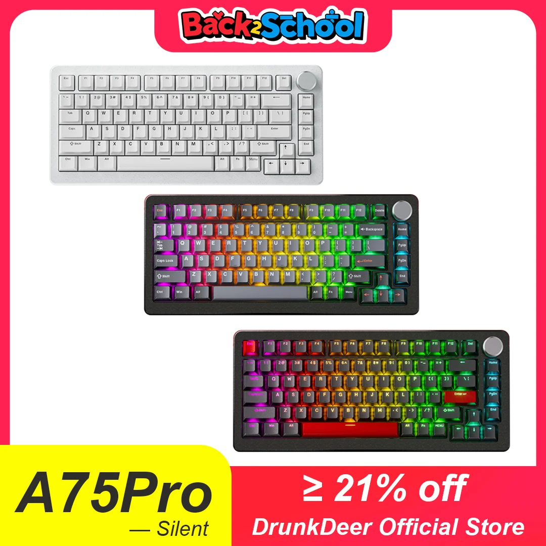 DrunkDeer A75 Pro HE サイレント磁気スイッチゲーミング